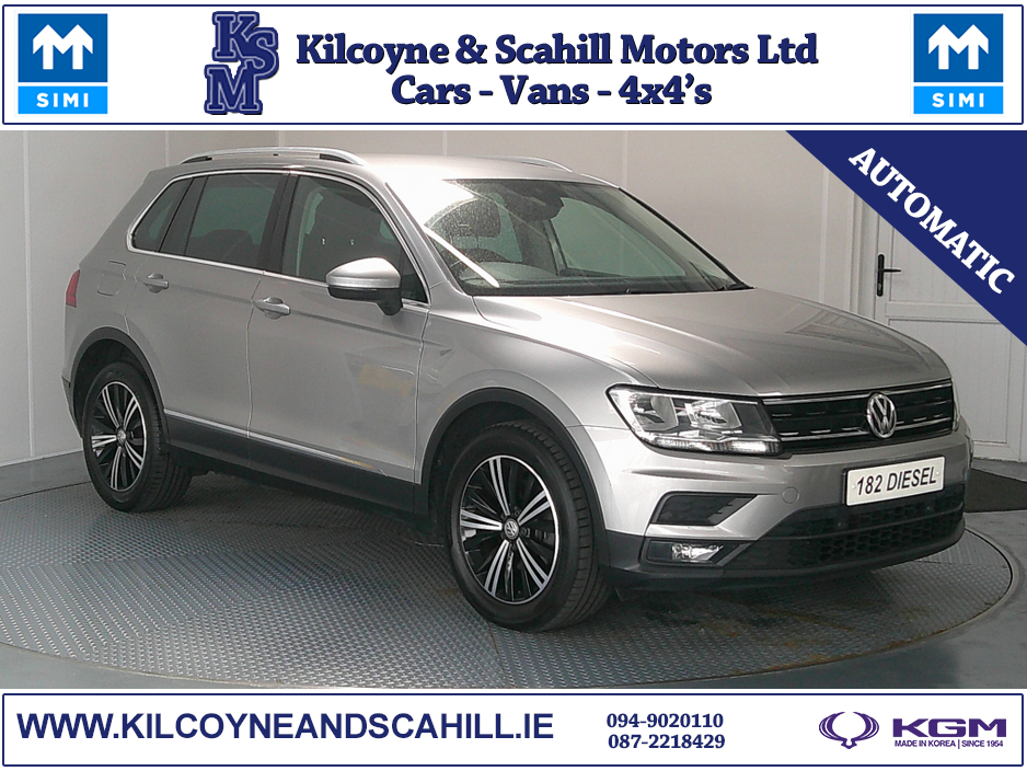 2018 Volkswagen Tiguan SE NAVIGATION TDI DSG €23,950