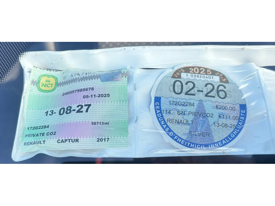 2017 Renault Captur  €10,000