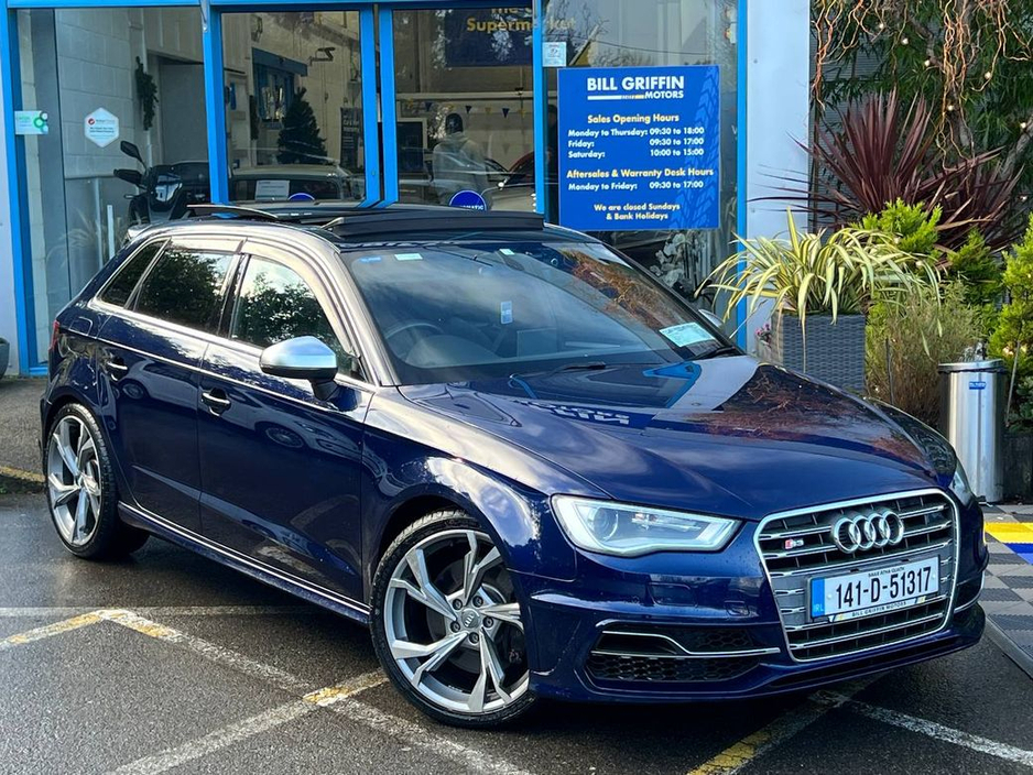 2014 Audi S3 QUATTRO 2.0 TFSI AUTO // OPENING PAN ROOF // BANG & OLUFSEN // NEW 19" DIAMOND CUT ALLOYS €19,950