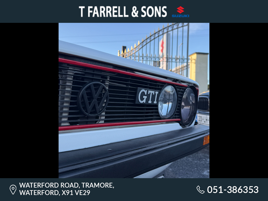 1982 Volkswagen Golf 1.8 GTI 8V 3DR 25TH ANNIVERSARY EDITION CAMPAIGN 03 €24,950