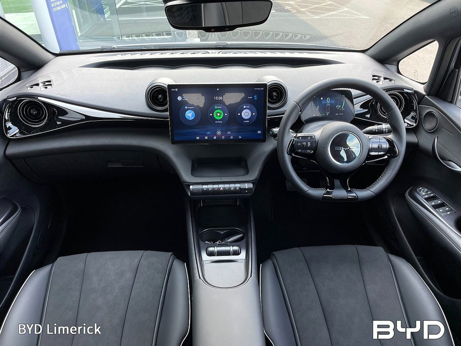 2026 BYD Dolphin "261 Delivery" BYD Dolphin, Comfort (60kWh, 204PS) Adaptive & Intelligent Cruise Control 12.8 Electric Rotary Touchscreen - Bluetooth & USB Heated Front Seats 17 Bi-Colour Alloy Wheels €34,069