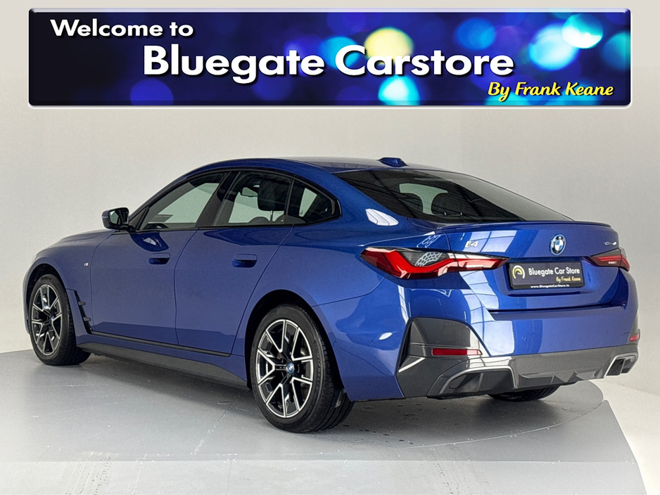 2022 BMW i4 EDRIVE40 M SPORT **LEATHER HEATED SEATS**MULTIFUNCTIONAL STEERING WHEEL**FULL DIGITAL DASH**CRUISE CONTROL**APPLE CAR PLAY**DRIVE MODES**AUTO LIGHTS**AUTO HOLD**ELECTRIC TAILGATE**ISOFIX** €35,795