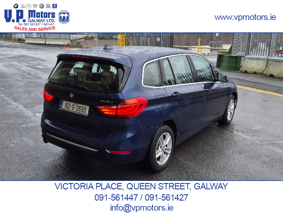 2019 BMW 2 Series Gran Tourer LUXURY EDITION, HUGH SPEC, AUTO, 1 OWNER. €22,850