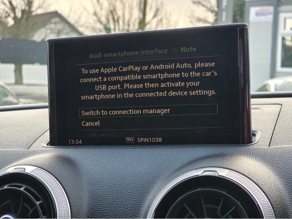 2017 Audi A3 SPORTS EDITION 1.4 TFSI  VIRTUAL COCKPIT - NAVIGATION -CARPLAY ANDROID AUTO - REVERSING CAMERA / PARKING SENSORS - DRIVE MODE €18,500