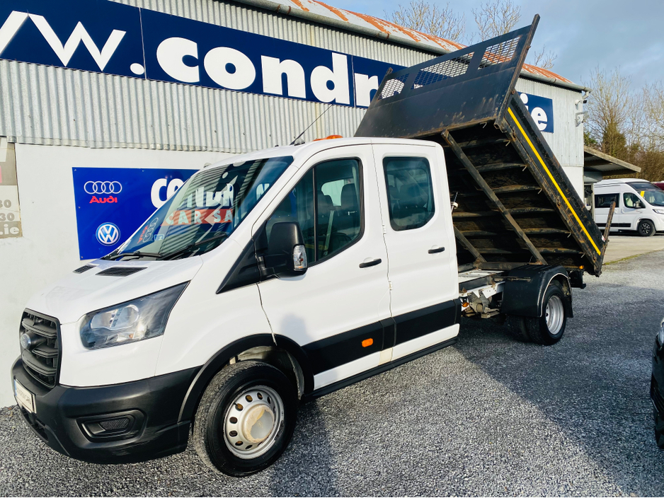 2021 Ford Transit 2.0TDCI 350 DOUBLE CAB 7 SEATER TIPPER  ( 2021 REG ) €31,800
