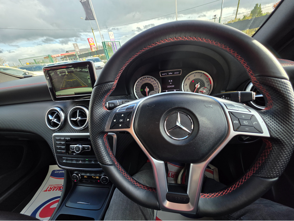 2013 Mercedes-Benz A Class ( 132 REG ) A180 AMG INTERIOR FULL LEATHER  HEATED ELECTRIC SEATS / HI SPEC  LOW ROAD TAX BAND / SIMI DEALER €13,450