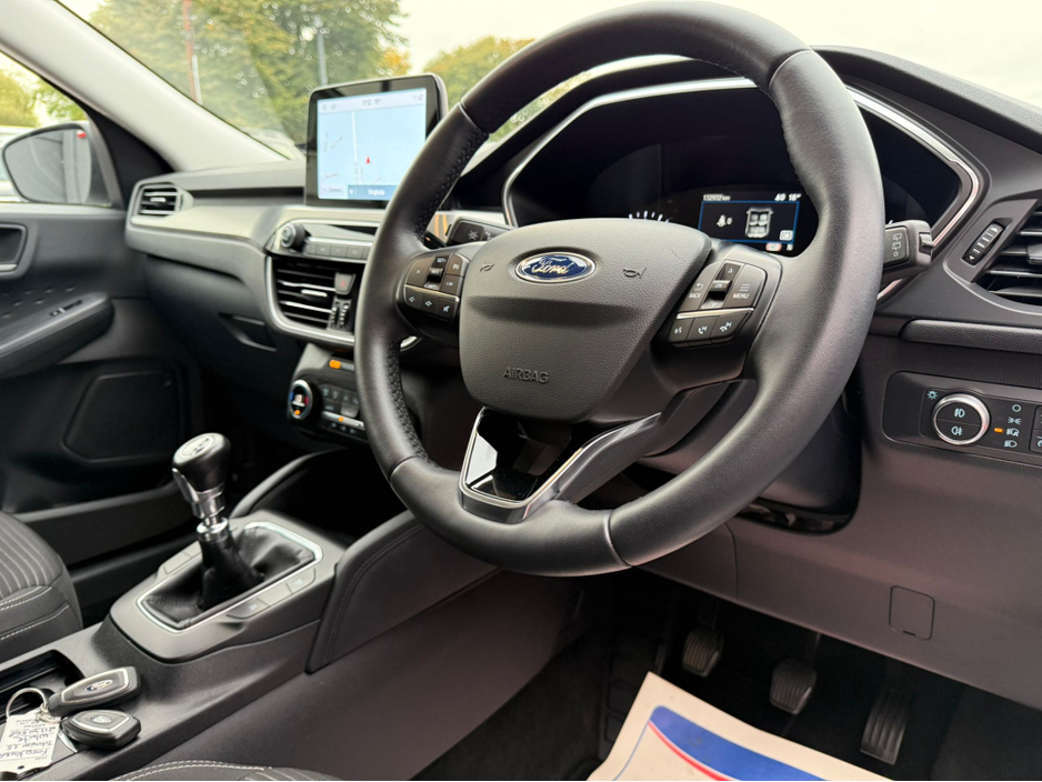 2021 Ford Kuga TITANIUM 5DR 1.5 TD 120 S6.2 M6 F, €85 p/w & €6,950 Trade in / Deposit , Titanium Spec , Front & Rear Sensors , Privacy Glass , Sat - Nav  , Apple Car Play & Android Auto , NCT , Warranty , Service €23,950