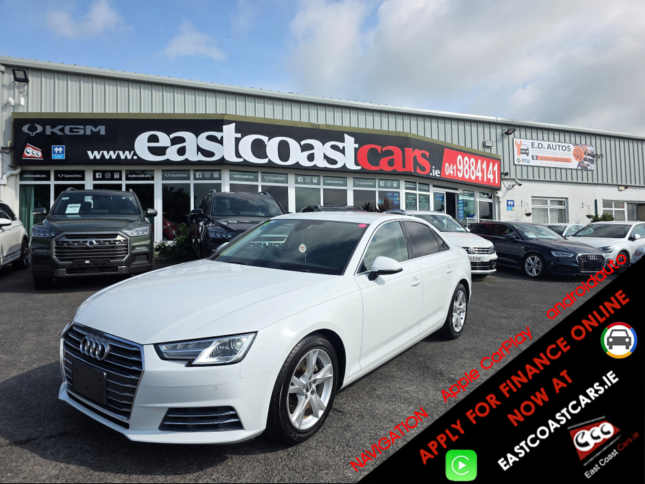 2017 Audi A4 1.4 TFSI AUTOMATIC SPORTS SAT NAV CARPLAY - REV CAMERA - PARKING SENSORS - LARGE SCREEN RADIO - €22,950