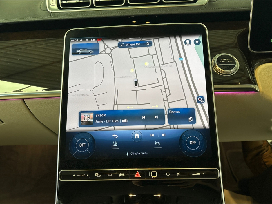 2022 Mercedes-Benz S Class 580 E LWB AMG LINE**BURMESTER SOUND SYSTEM**FRONT ELECTRIC HEATED SEATS**REAR HEATED SEATS**CREAM LEATHER INTERIOR**AMBIENT LIGHTING**20" ALLOYS**REVERSE CAMERA**ELECTRIC TAILGATE**WIRELESS CHARGING** €84,995