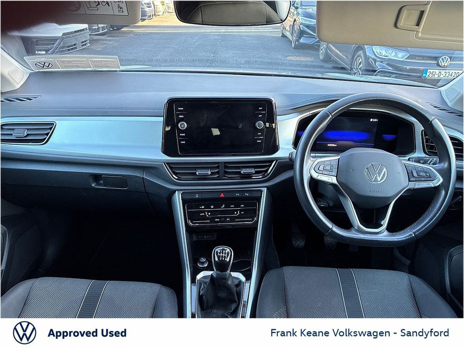 2022 Volkswagen T-Roc *Life* 1.0 TSI 110HP Manual @Frank Keane Volkswagen South Dublin €25,495