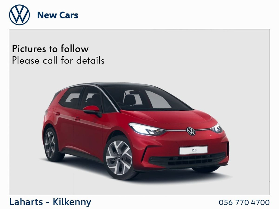 2026 Volkswagen ID.3 PA PRO PLUS 58KWH €41,217