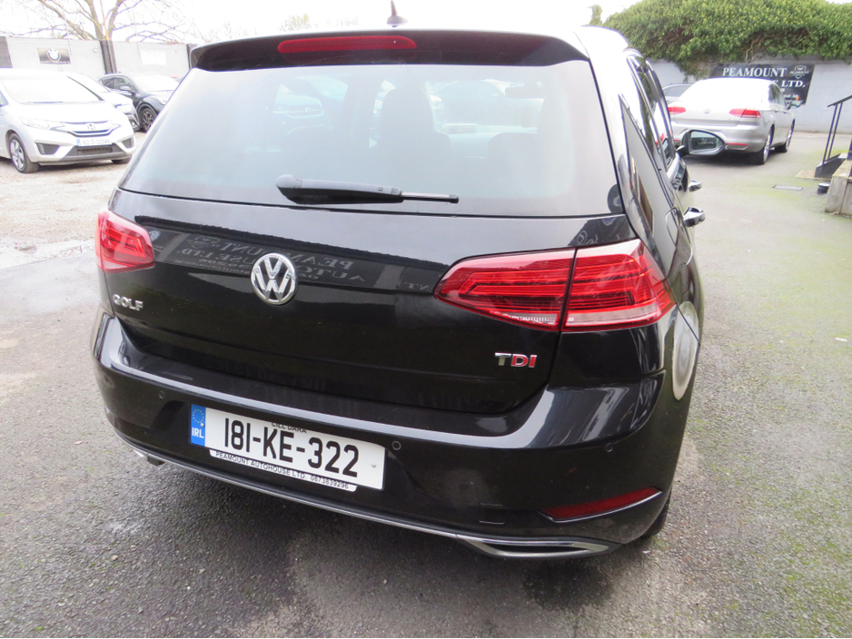 2018 Volkswagen Golf HIGHLINE 1.6 TDI  5DR BLACK DIGI DASH NCT 28 €13,999