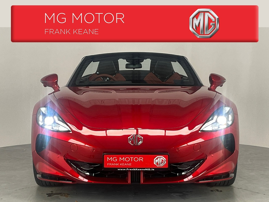 2026 MG Cyberster MG CYBERSTER DUAL MOTOR**7 YEAR WARRANTY**SCISSOR DOORS**LAUNCH CONTROL**FULLY ELECTRIC HOOD**8 SPEAKER BOSE SOUND SYSTEM**WRAPAROUND 3 SCREEN COCKPIT**ADAPTIVE CRUSIE CONTROL** €76,350