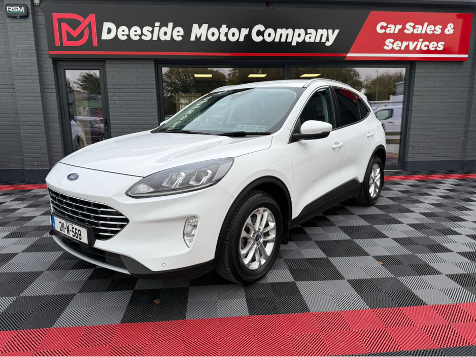 2021 Ford Kuga TITANIUM 5DR 1.5 TD 120 S6.2 M6 F, €85 p/w & €6,950 Trade in / Deposit , Titanium Spec , Front & Rear Sensors , Privacy Glass , Sat - Nav  , Apple Car Play & Android Auto , NCT , Warranty , Service €23,950