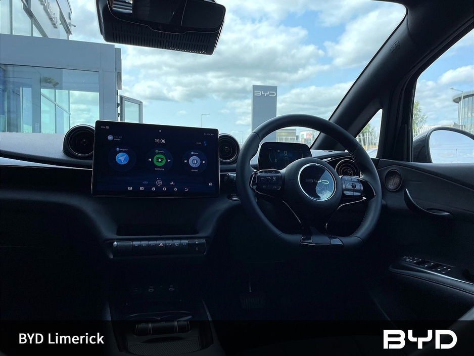 2026 BYD Dolphin "261 Delivery" BYD Dolphin, Comfort (60kWh, 204PS) Adaptive & Intelligent Cruise Control 12.8 Electric Rotary Touchscreen - Bluetooth & USB Heated Front Seats 17 Bi-Colour Alloy Wheels €34,069