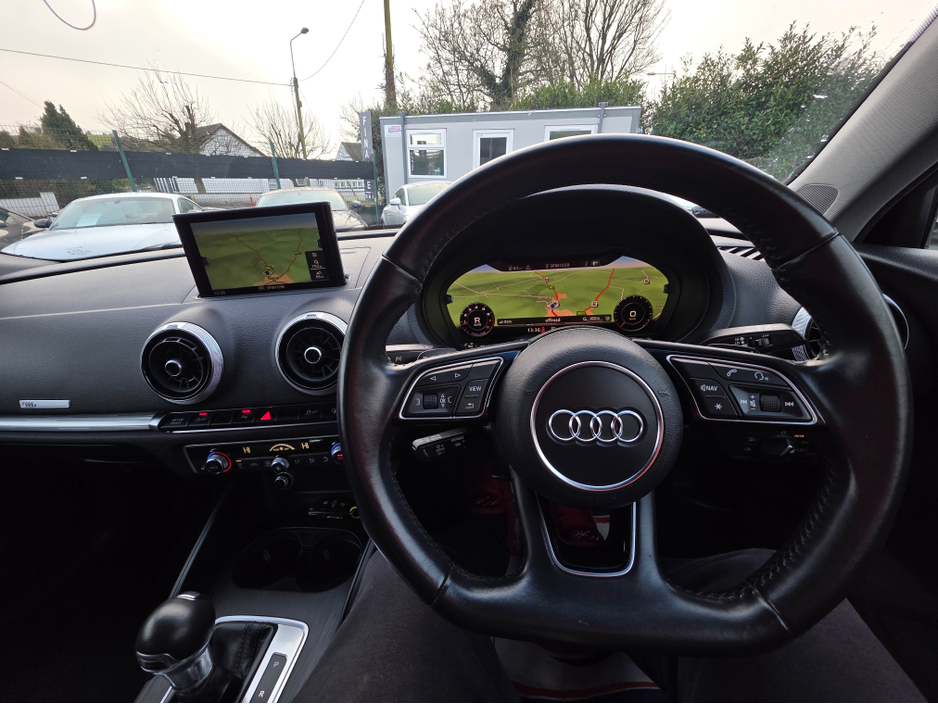 2017 Audi A3 SPORTS EDITION 1.4 TFSI  VIRTUAL COCKPIT - NAVIGATION -CARPLAY ANDROID AUTO - REVERSING CAMERA / PARKING SENSORS - DRIVE MODE €18,500