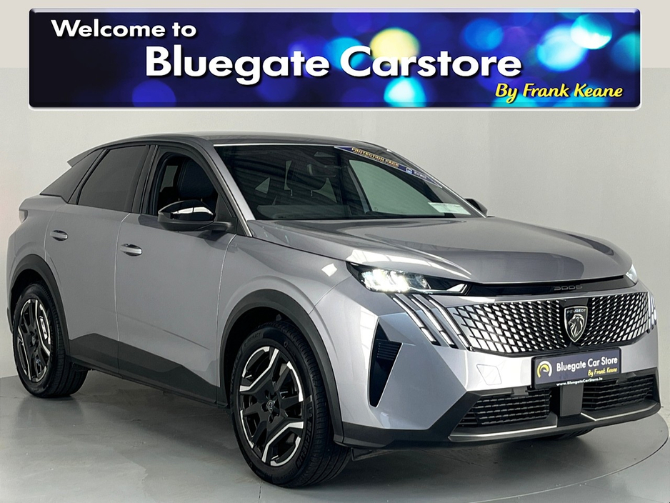 2025 Peugeot 3008 ALLURE EV**DIGITAL DASH**TOUCH SCREEN MEDIA DISPLAY**APPLE CARPLAY**REVERSE CAMERA**PARKING SENSORS**KEYLESS START**DRIVE MODES**SATNAV**ISOFIX**FINANCE AVAILABLE** €35,795