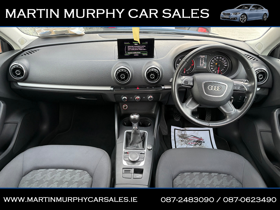 2014 Audi A3 1.6 TDI SE 105 BHP €8,450