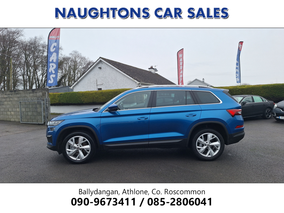 2023 Skoda Kodiaq 7S STYLE 2.0 TDI *High Spec/Black Leather/Heated Seats/Keyless Entry/Camera/Ambient Lighting* €43,950