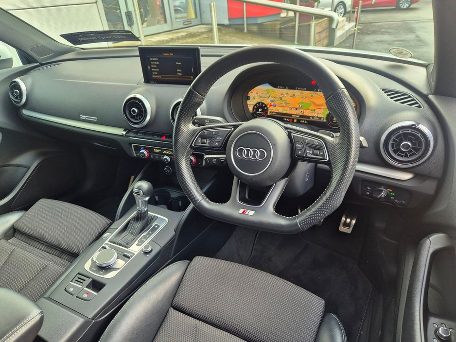 2018 Audi A3 1.4 Petrol S Line, Automatic (150bhp), 18'' Alloys, Sat Nav, CarPlay, Camera, Cruise Control - First Registered in July 2018 - Trade in Price €22, 999 €21,999