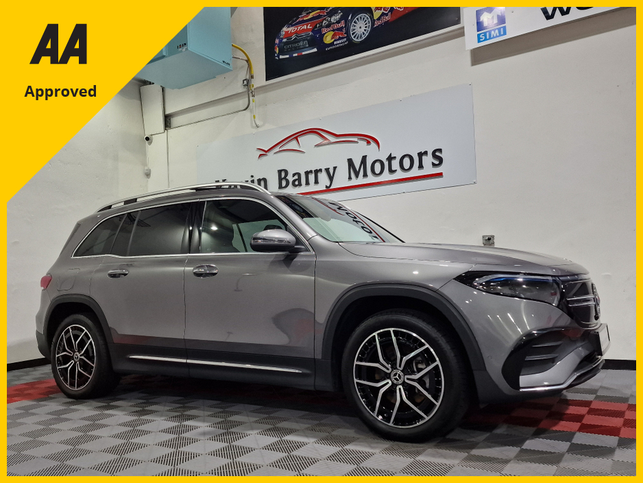 2023 Mercedes-Benz EQB 300 AMG LINE PREMIUM (PAN ROOF / 7 SEATER) 4MATIC AUTOMATIC **ONE OWNER / APPLE CARPLAY / BLIND SPOT ASSIST / ELECTRIC SUNROOF / ELECTRIC BOOTLID / REVERSE CAMERA / WIRELESS PHONE CHARGING** €39,900
