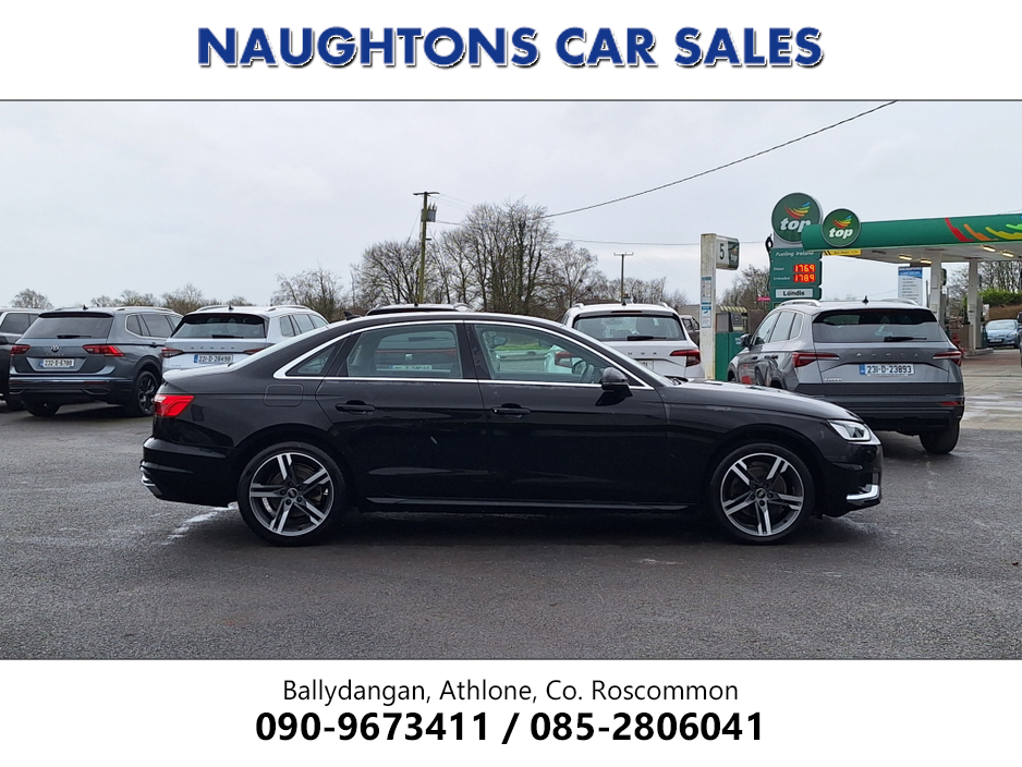 2023 Audi A4 30 2.0 TDI 136BHP S-TRONIC SE AUTO *High Spec/Full Black Leather/Heated Seats/Camera & Sensors €36,950