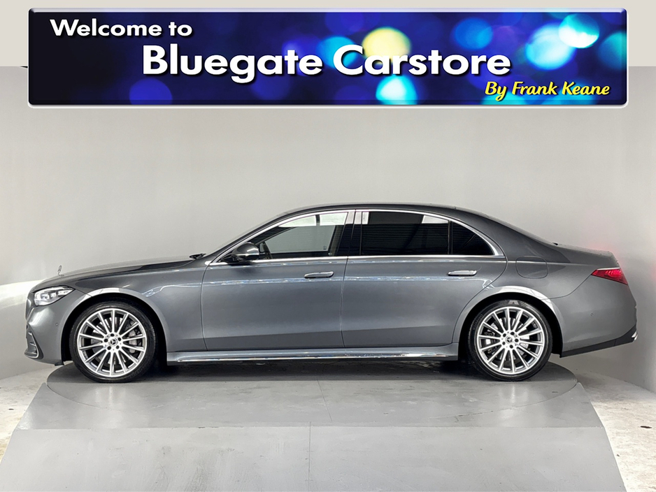 2022 Mercedes-Benz S Class 580 E LWB AMG LINE**BURMESTER SOUND SYSTEM**FRONT ELECTRIC HEATED SEATS**REAR HEATED SEATS**CREAM LEATHER INTERIOR**AMBIENT LIGHTING**20" ALLOYS**REVERSE CAMERA**ELECTRIC TAILGATE**WIRELESS CHARGING** €84,995