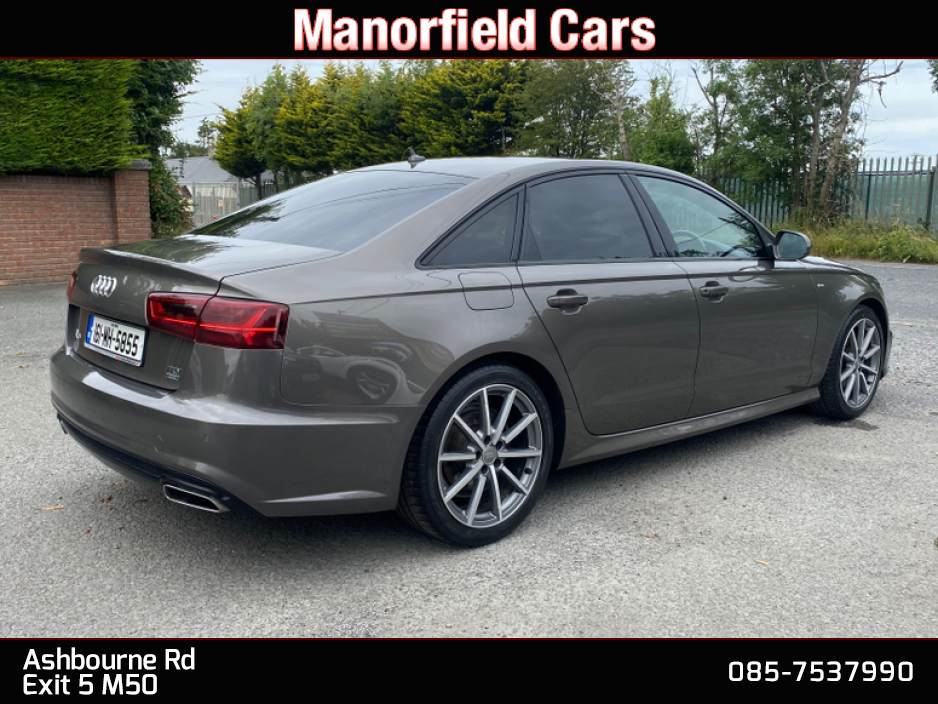 2016 Audi A6 S LINE BLACK EDITION ULTRA 2.0 190BHP DIESEL AUTOMATIC 4DR SALOON *TOP SPEC* *2 OWNERS FROM NEW* *LOW KMS* *NCT 09/2026* *€200 ROAD TAX* *FINANCE ARRANGED TODAY* €19,950