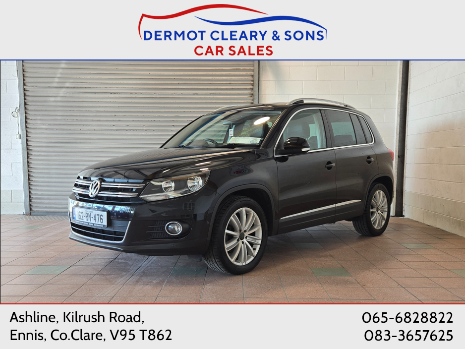 2016 Volkswagen Tiguan SPORT 2.0 TDI 110HP MANUAL 6SPEED FWD 4DR €16,250