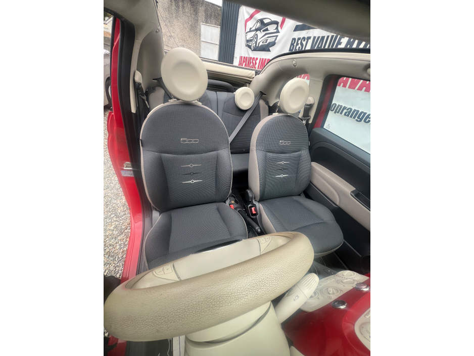 2016 Fiat 500 1.2 69hp Lounge C €8,900