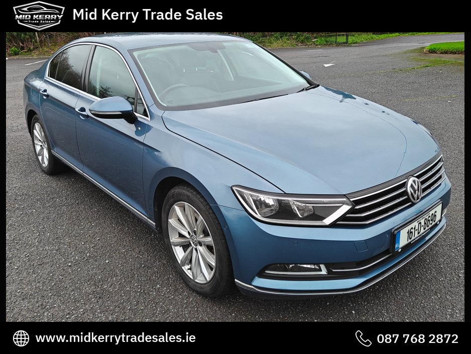 2016 Volkswagen Passat HIGHLINE 1.6 TDI MANUAL 6SPEED FWD 120HP 4DR €10,450