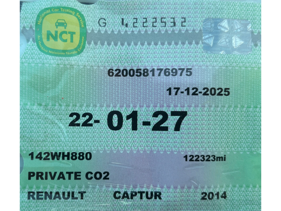 2014 Renault Captur 1.5 DYNAMIQUE MEDIANAV ENE ENERGY 5DR €6,250