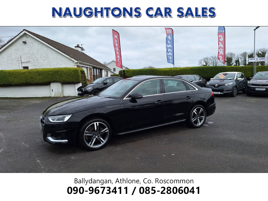 2023 Audi A4 30 2.0 TDI 136BHP S-TRONIC SE AUTO *High Spec/Full Black Leather/Heated Seats/Camera & Sensors €36,950