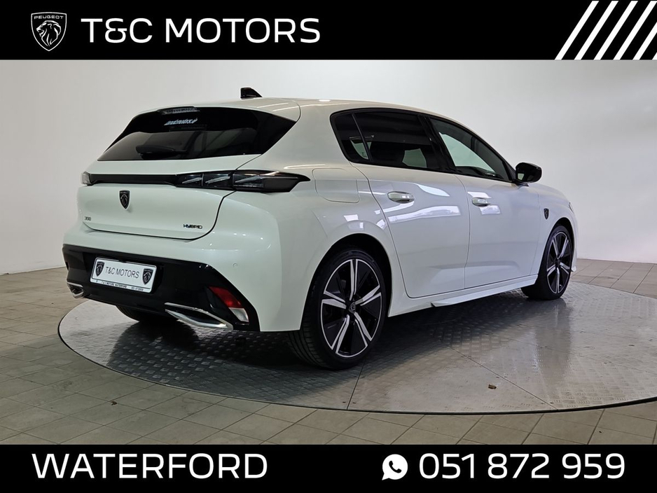 2023 Peugeot 308 308 GT HYBRID 180bhp PHEV Automatic, Peugeot Drive Assist, Bluetooth, Wireless Apple Carplay & Android Auto €30,995