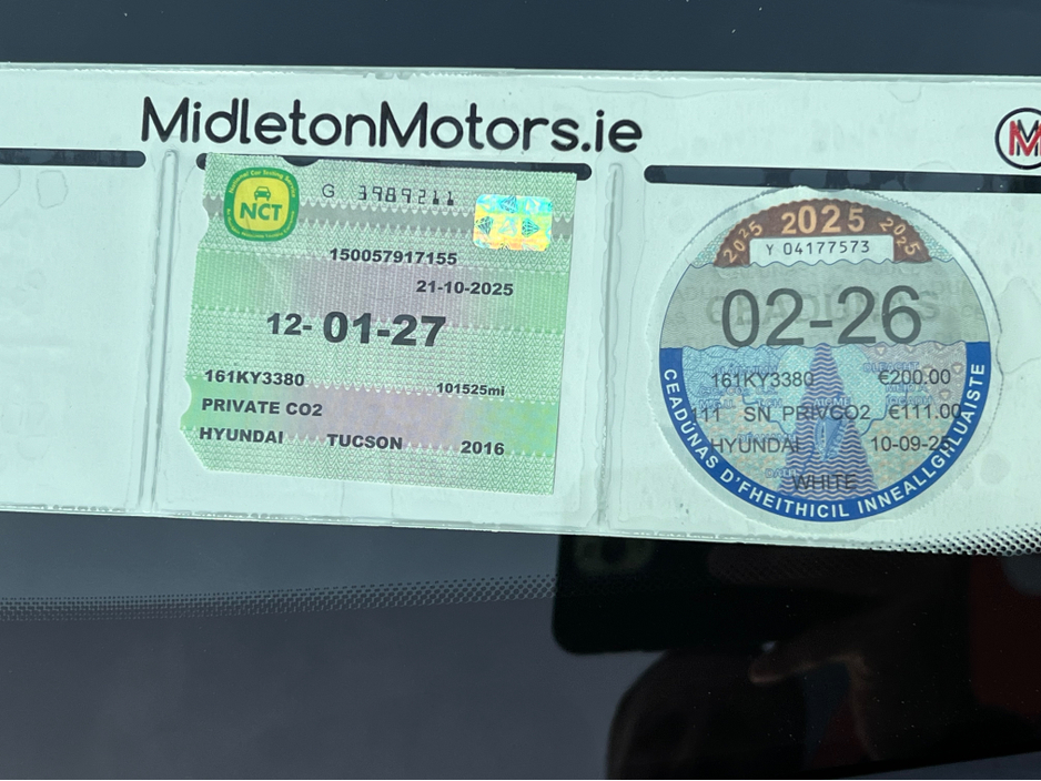 2016 Hyundai Tucson 1.7 CRDI SE NAV BL/DR 5 5DR €13,900