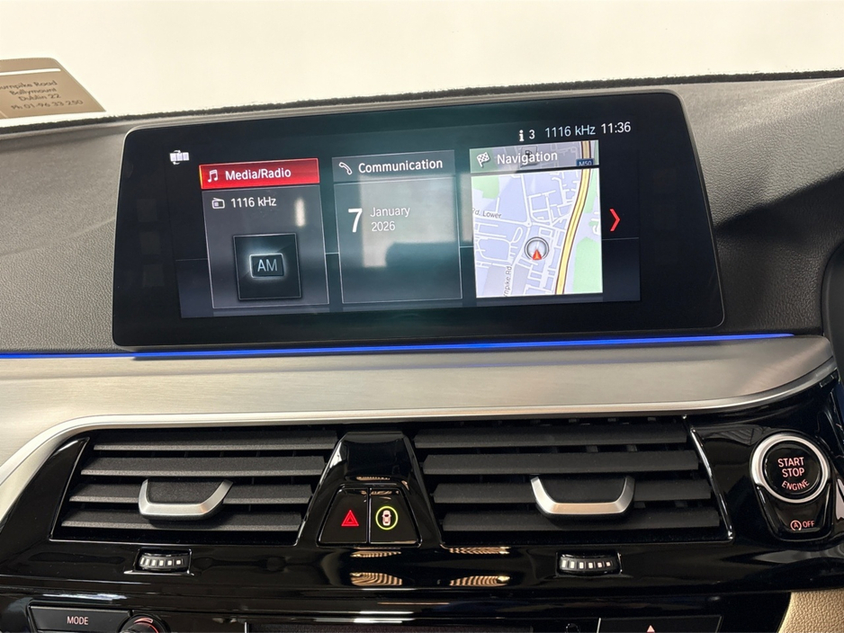 2017 BMW 5 Series SE**MULTIFUNCTIONAL STEERING WHEEL**TOUCH SCREEN MEDIA DISPLAY**PARKING SENSORS**DRIVE MODES**BLUETOOTH**KEYLESS START**FRONT HEATED SEATS**CREAM LEATHER INTERIOR**AMBIENT LIGHTING** €21,995