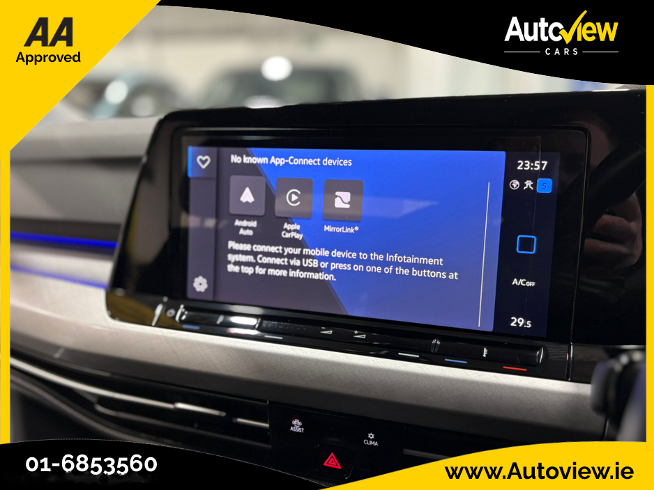 2021 Volkswagen Golf MK 8 New Model 1.0 Self Charging Mild Hybrid, AA APPROVED // FINANCE & NATIONWIDE DELIVERY AVAILABLE // SIMI DEALER €23,995