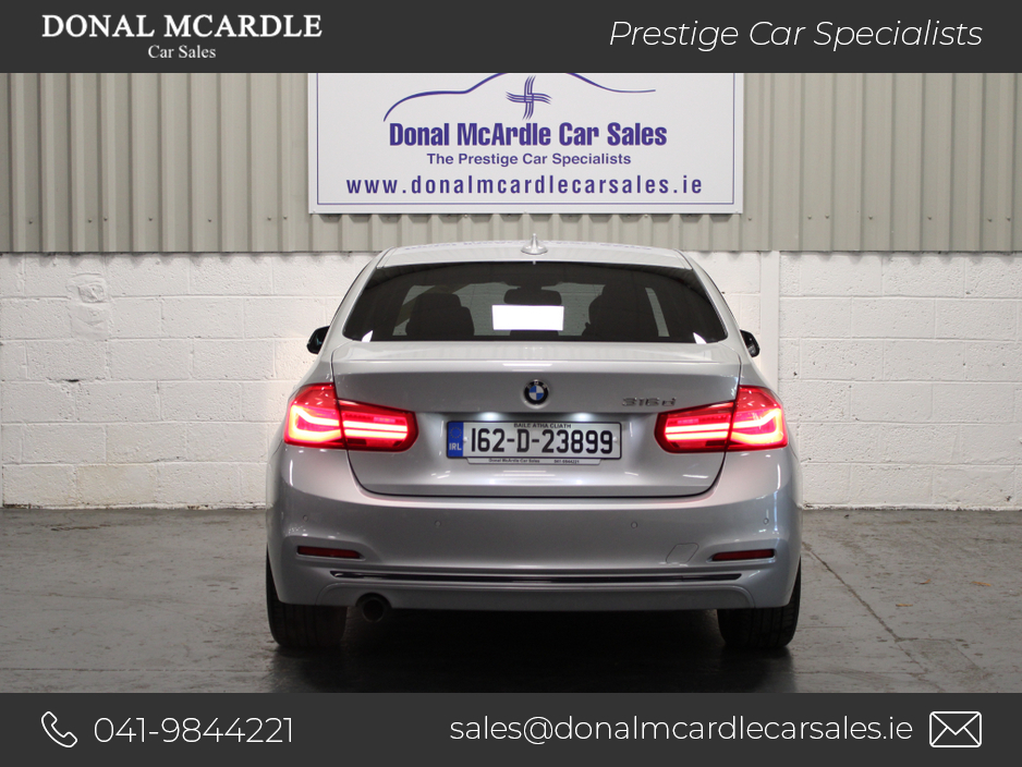 2016 BMW 3 Series 316D SPORT ZLSF 4DR AUTO €14,950