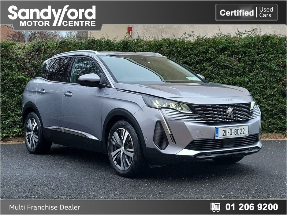 2021 Peugeot 3008 HYBRID2 PHEV 225bhp Allure €25,950