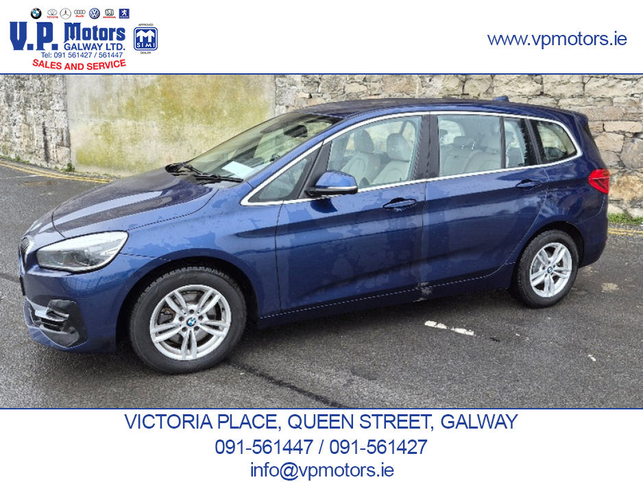 2019 BMW 2 Series Gran Tourer LUXURY EDITION, HUGH SPEC, AUTO, 1 OWNER. €22,850