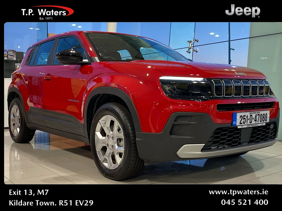 2025 Jeep Avenger FULL ELECTRIC - ALTITUDE - ZERO MILEAGE €30,950