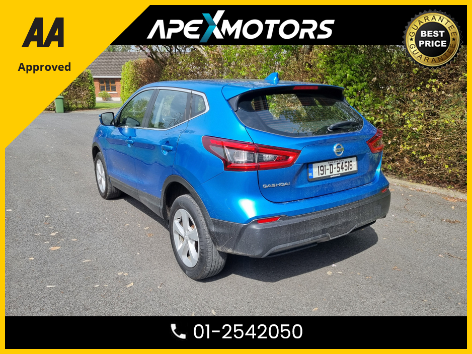 2019 Nissan Qashqai FINANCE ARRANGED * 1.5 DCI ACENTA PREMIUM ( TOP-SPEC ) * NEW NCT DEC-26 * LOW TAX APR-26 * 6-STAMPS SERVICE HISTORY * AA APPROVED * 101 SAFETY CHECKLIST * IMMACULATE* COLOUR REVERSE CAMERA* 01-2542050 €19,449