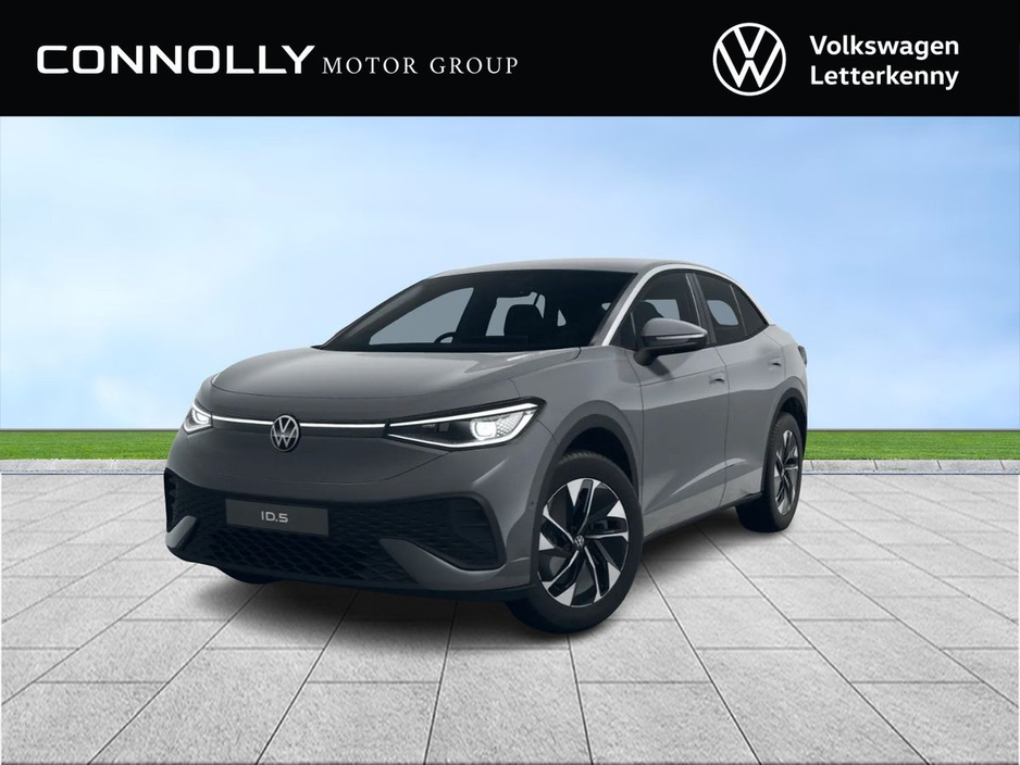 2026 Volkswagen ID.5 Pro Plus 77KWH 286HP WLPT520kms Range, SEAI grant deducted €48,101