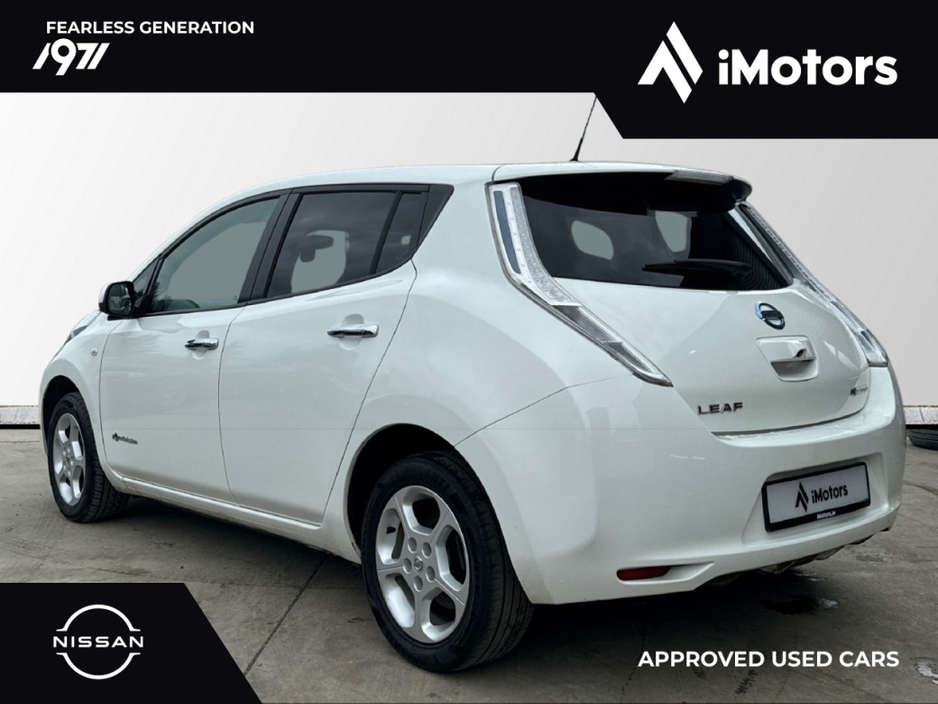2017 Nissan Leaf Nissan Leaf 30kWh SV | Electric Hatchback | Cold Pack | Auto | White | Letterkenny €7,900