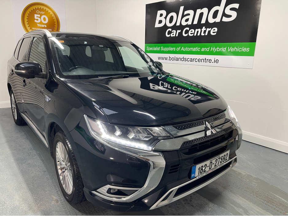 2018 Mitsubishi Outlander HYBRID 2.4 PHEV 4H AUTOMATIC 5DR MODEL  www.bolandscarcentre.ie €19,900