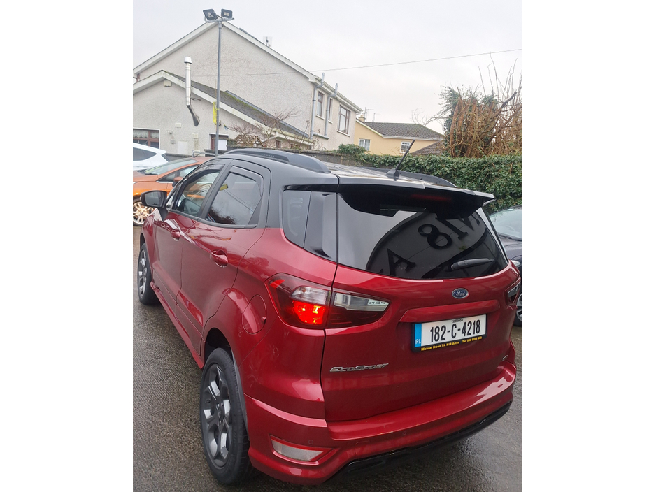 2018 Ford Ecosport 1.0 120PS 4DR ST-LINE €13,995