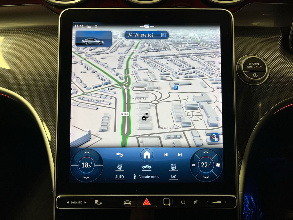 2023 Mercedes-Benz C Class 200d AMG - 18 Inch Alloys - Reversing Camera - Ambient Lighting - Sat Nav - Climate Control - Heated Seats - Keyless Start - Apple CarPlay/Android Auto - €52,950 or €53,900 with Supaguard Vehicle Prot €52,950