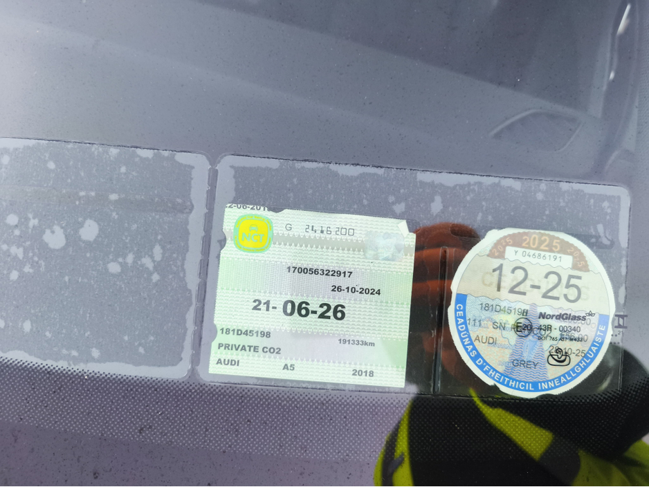 2018 Audi A5 SPORTBACK 2.0 TDI  S-Line 1 Year Warranty AA Approved €19,450