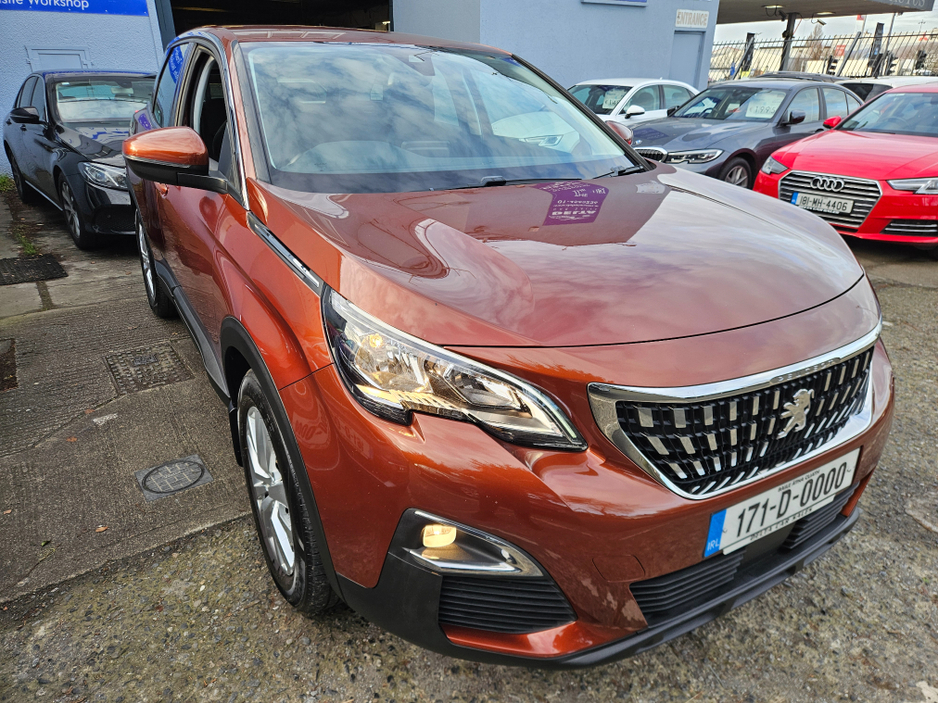 2017 Peugeot 3008 1.2 ACTIVE S/S 130BHP NCT 01/28 FINANCE AVAILABLE FROM € 54 PER WEEK BLUETOOTH/ ALLOYS/ USB/ DIGITAL DASH/ TOUCH SCREEN MEDIA/ ELECTRIC WINDOWS AND MIRRORS/ AUTO LIGHTS AND WIPERS/ HISTORY CHECKED €11,950