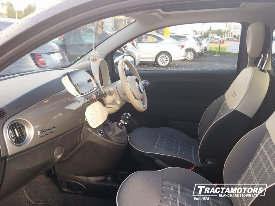 2020 Fiat 500 1.2 69BHP MIRROR TOP SPEC 3DR €12,499